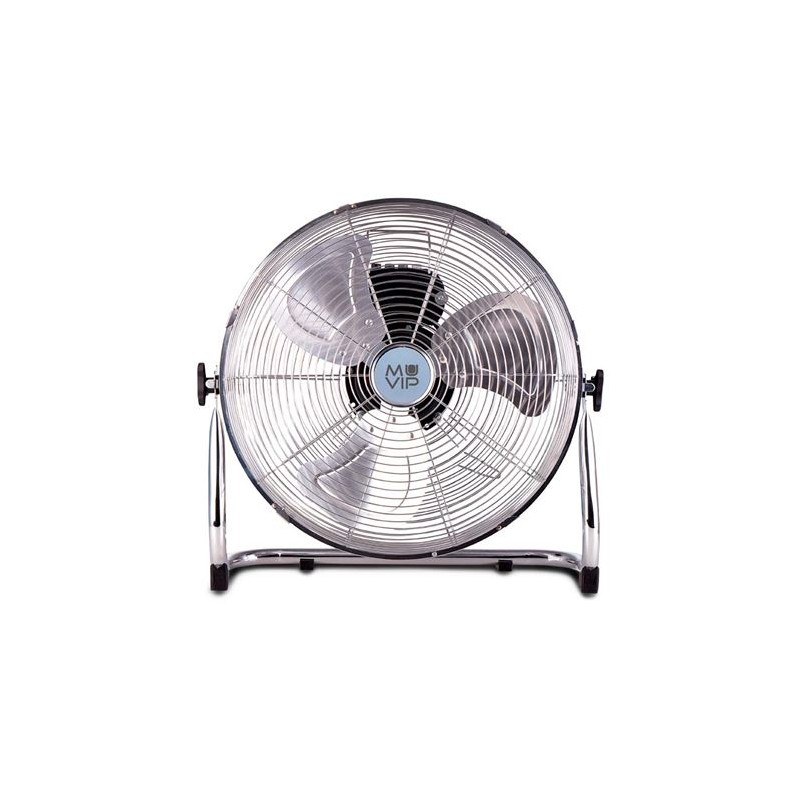 Ventilatore industriale da pavimento Muvip - 55W - 3 velocità - Colore argento