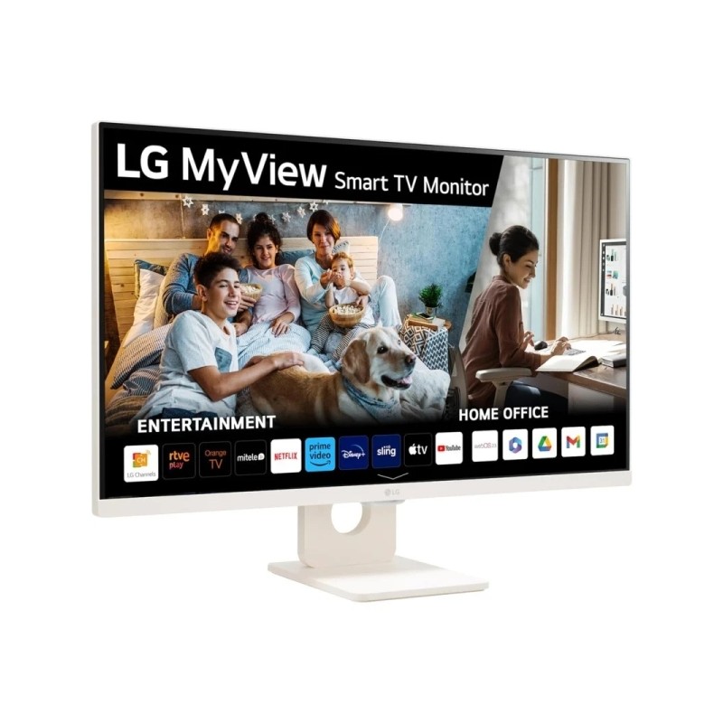 LG MyView Smart Monitor 31.5 LED IPS FullHD 1080p 60Hz WiFi. Bluetooth - Altoparlanti - Angolo di visione 178º - 16:9 -