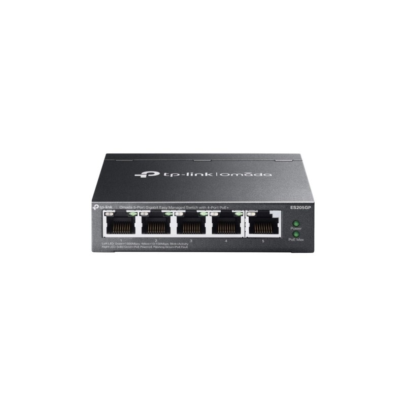 Switch gestito a 5 porte RJ45 Gigabit Ethernet PoE di TP-Link Omada