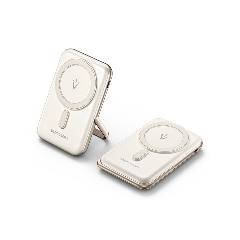 Vention Powerbank magnetico senza fili 10000mAh - USB Tipo-C - Carica rapida 20W - Ingresso wireless 15W - Materiale PC+