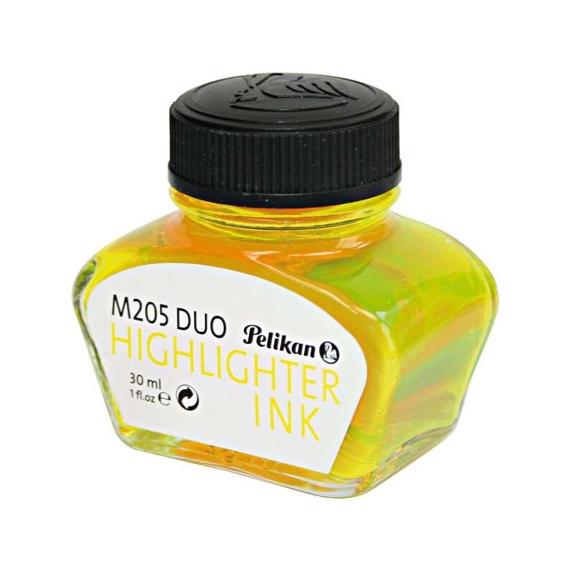 Inchiostro Pelikan 4001 No.78 - Flacone da 30 ml - Assicura prestazioni stilografiche perfette - Colore giallo fluoresce