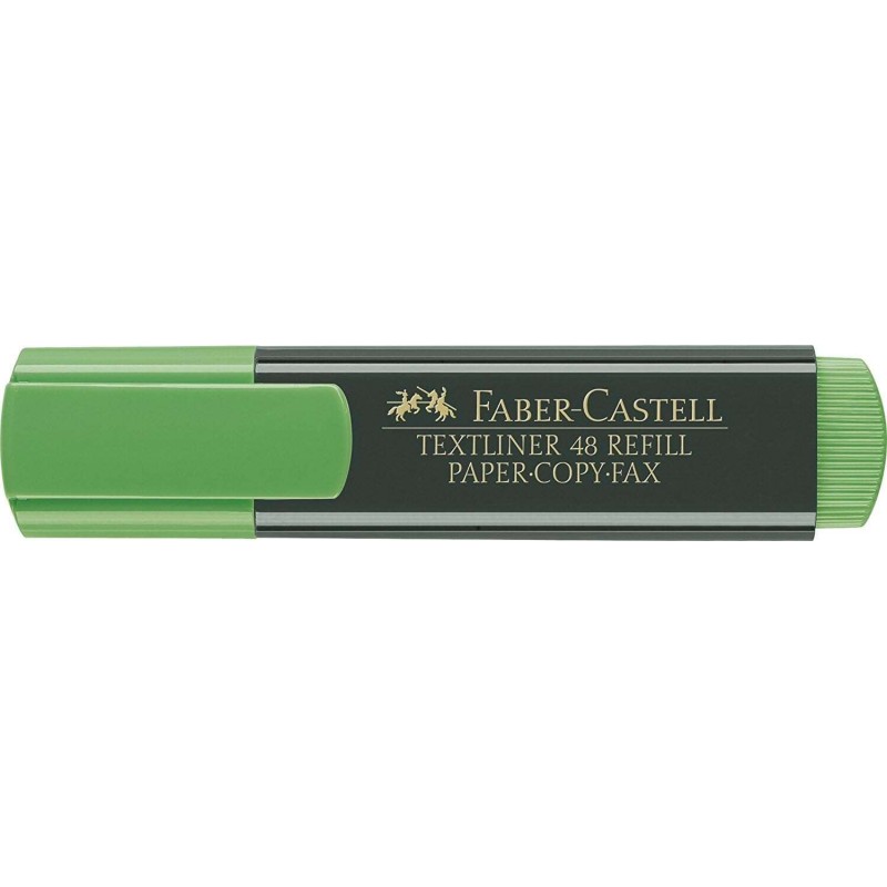 Faber-Castell Textliner 48 Penna evidenziatore - Punta smussata - Linea da 1.2 mm a 5 mm - Inchiostro a base d'acqua - C