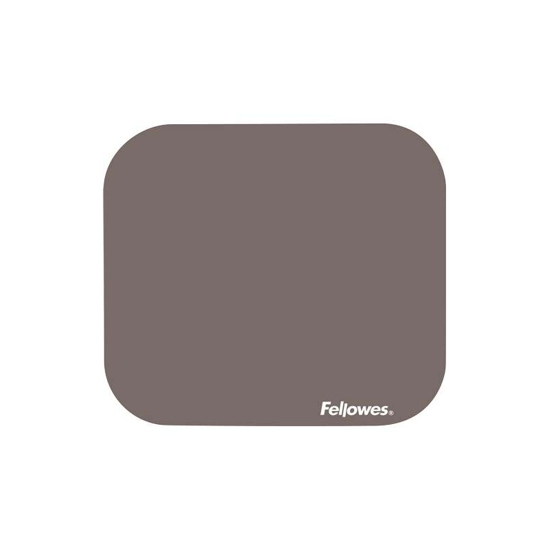 Tappetino per mouse Fellowes Premium - Base in gomma antiscivolo - Superficie in poliestere - 23.2x19.9 cm - Colore grig