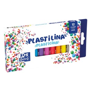 Plastilina Oxford 12 colori...