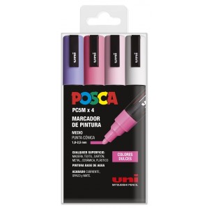 Posca PC-5M Confezione da 4...