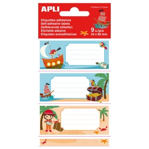 Apli Pirate School Stickers...