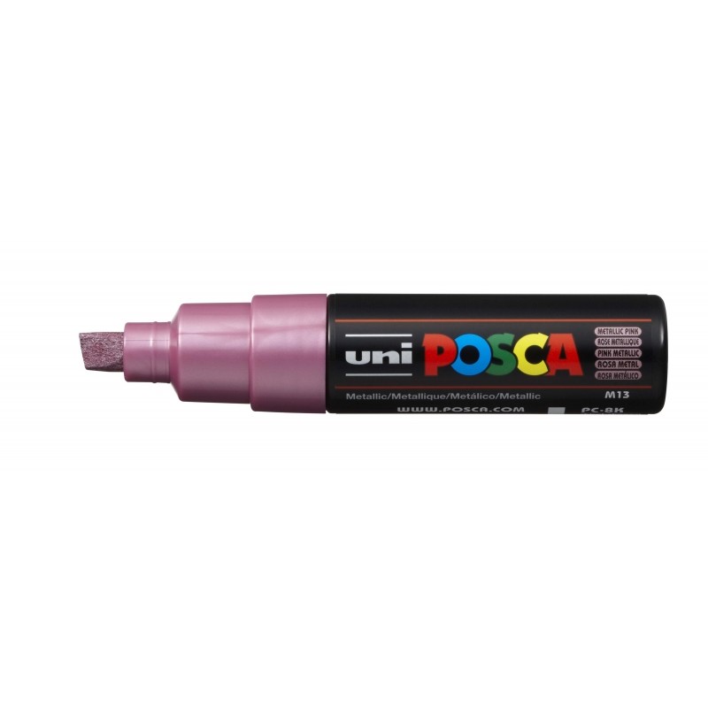 Posca PC-8K Pennarello - Punta smussata acrilica 8 mm - Inchiostro a base d'acqua - Resistente alla luce - Non permanent