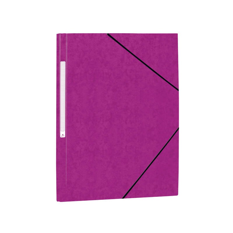 Cartella in cartoncino Mariola Prespan Simil con etichetta dorsale Folio 500gr/m2 - Formato 34x25cm - Chiusura con elast