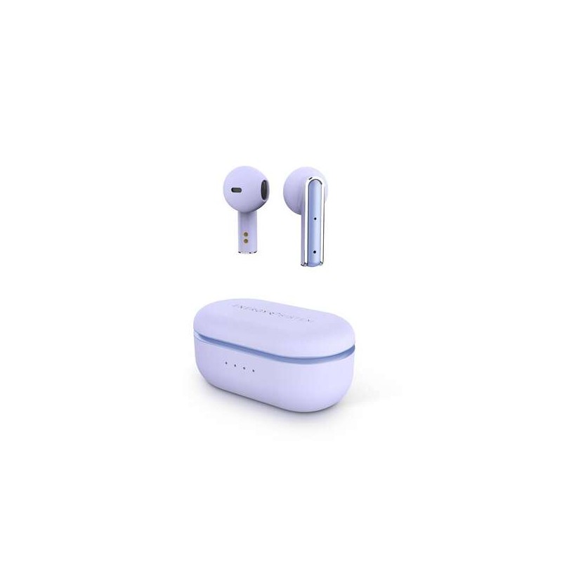 Cuffie wireless Energy Sistem Style 4 - Design compatto - Box di ricarica - Colore viola