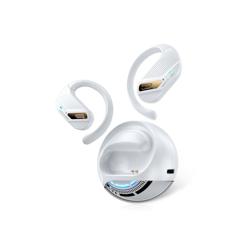 Vention OpenBeat O12 Cuffie Bluetooth 5.4 con custodia di ricarica - True Wireless - Open Ear - 7h di durata della batte