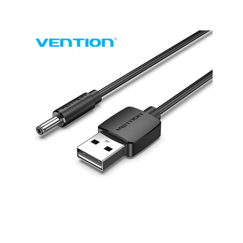 Convertitore da USB maschio a DC maschio da 3.5 mm di Vention - 1.5 m - Colore nero