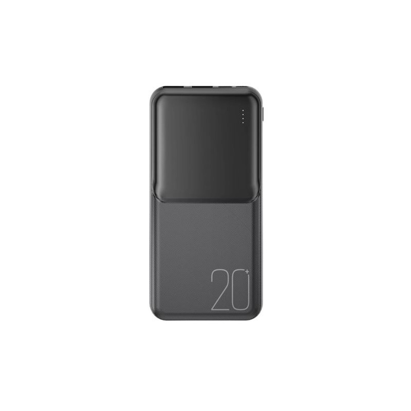 XO PR252 Powerbank 20000mAh - USB-C e USB-A - Colore nero