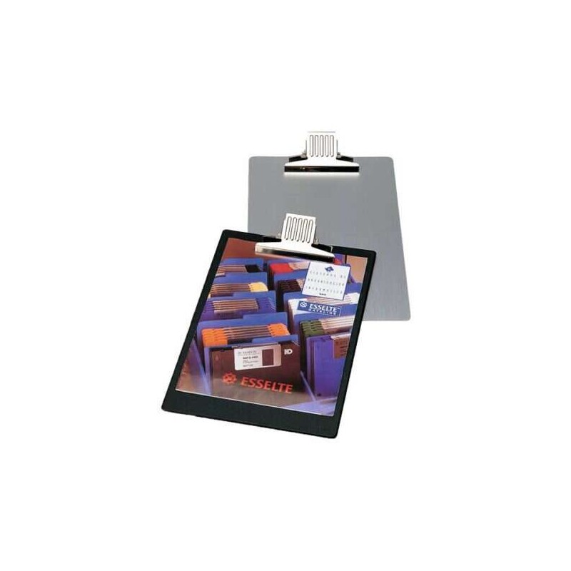 Cartella di base in alluminio Esselte con morsetto - Formato A4 - Colore alluminio