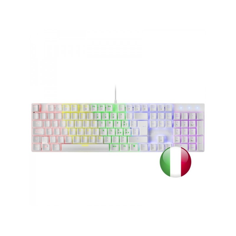 Tastiera meccanica da gioco Mars Gaming MK422 - Interruttori antipolvere - Illuminazione RGB - Tastiera a doppia iniezio
