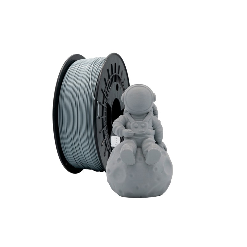 Filamento 3D PLA TOUGH - Diametro 1.75 mm - Bobina 1 kg - Colore grigio