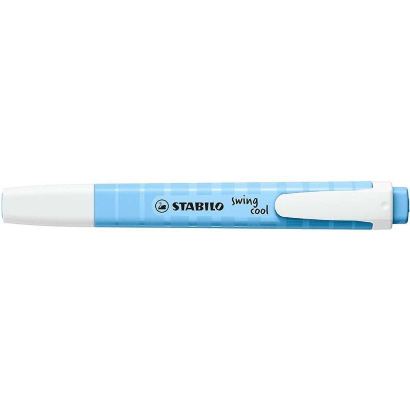 Stabilo Swing Cool Pastel Highlighter - Corpo piatto - Punta smussata - Linea da 1 a 4 mm - Inchiostro a base d'acqua - 