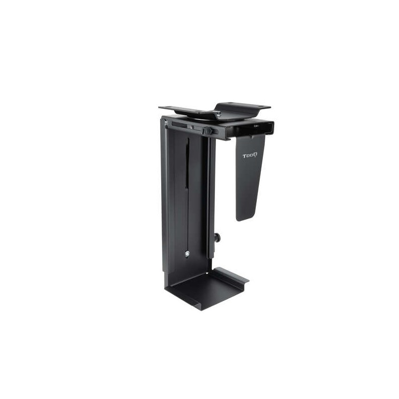 Tooq Supporto per CPU da tavolo/a parete - Peso massimo 10 kg - Angolo di rotazione 180º - Colore nero