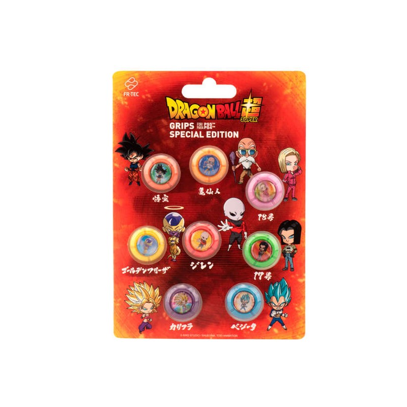 FR-TEC PS4 Grips Set Fighters - Presa e precisione migliorate - Licenza ufficiale Dragon Ball Super - Compatibile PS5 e 