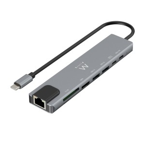 Ewent Dock USB-C 8 in 1 -...