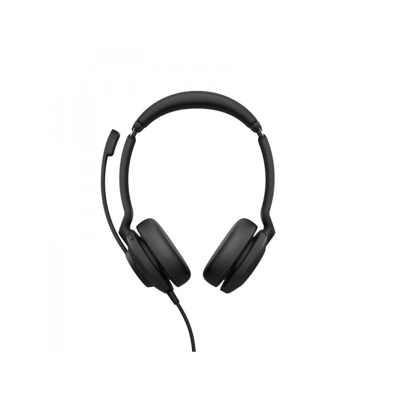 Cuffie Jabra Evolve 2 30 USB-C con microfono - Cancellazione del rumore - Archetto regolabile - Controlli intrauricolari