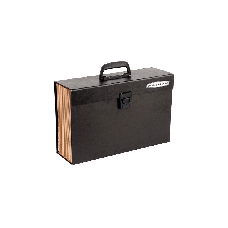 Valigetta portadocumenti per uso intensivo Bankers Box - 19 sezioni per documenti - Blocco di sicurezza Clik - Telaio la