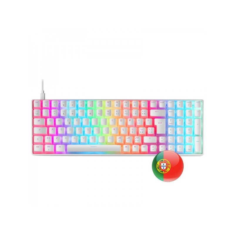 Tastiera da gioco premium Mars Gaming MKULTRA - Compatta al 96% - Tasti in PBT - Illuminazione RGB Chroma - Interruttori