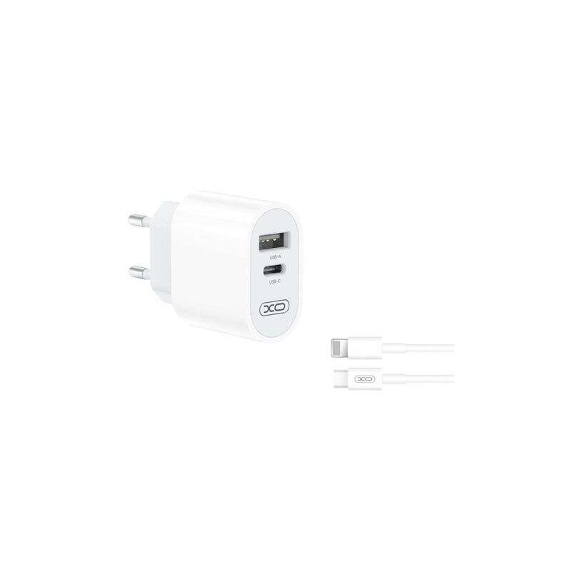 XO L97 Caricabatterie L97 Tipo C + USB + Cavo Lightning