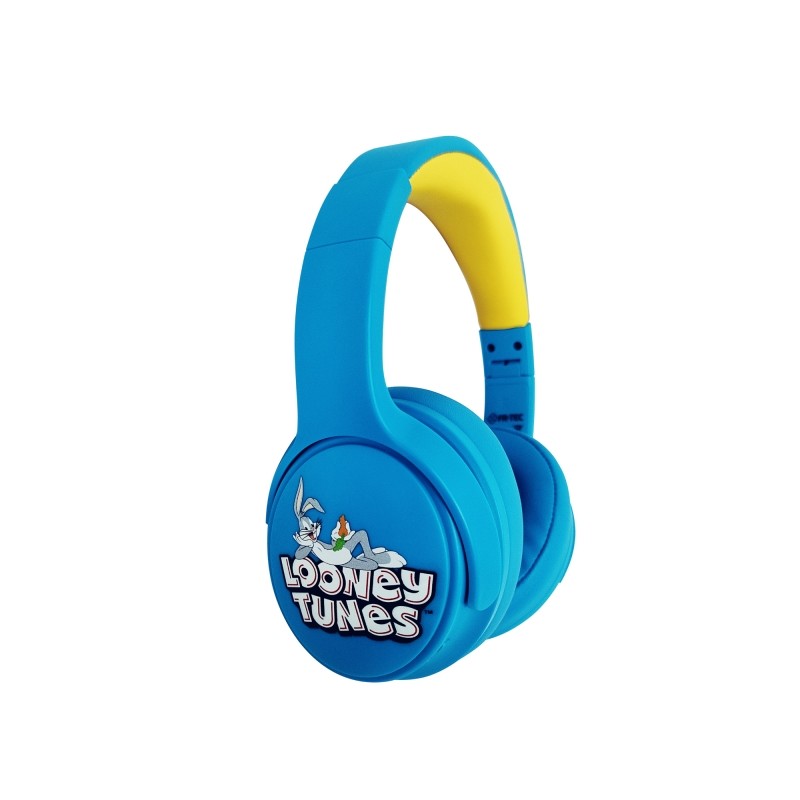 FR-TEC Cuffie da gioco Bluetooth Looney Tunes con microfono incorporato - Limitazione 85 dB - Archetto regolabile - Cusc