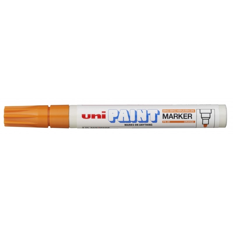 Uni-ball PX-20 Paint Marker - Marcatore a vernice - Punta acrilica 2.2-2.8 mm - Permanente su tutte le superfici - Resis