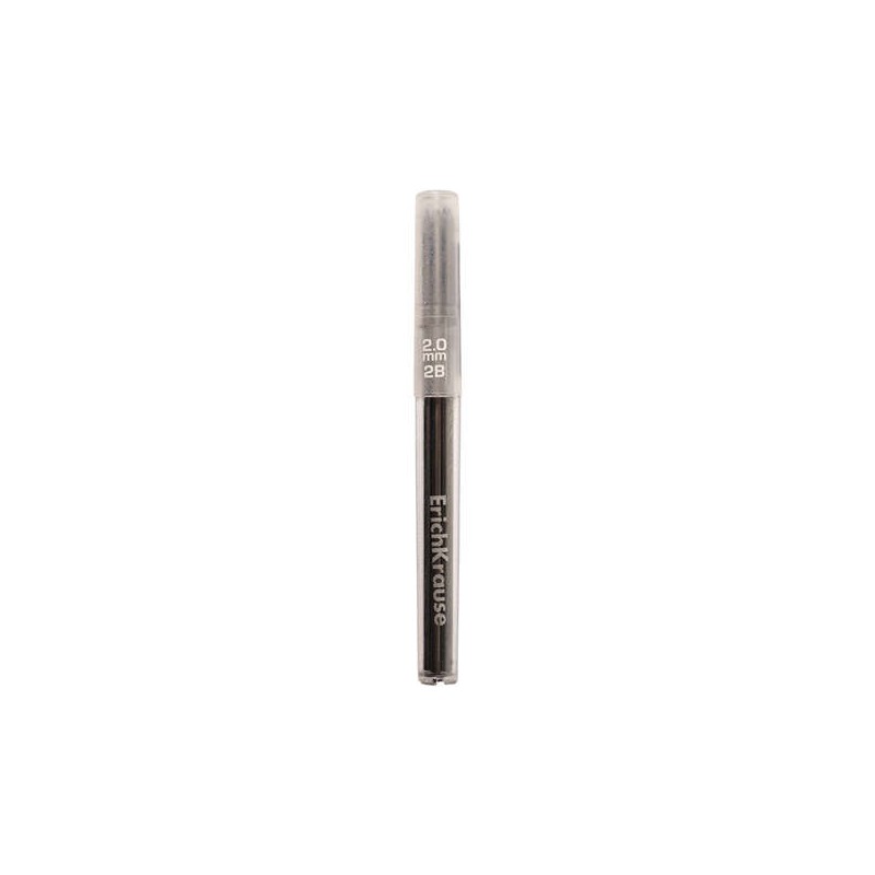 Erichkrause Set di 5 punte di ricambio per matite Draft - 2.0 mm - 2B - Colore nero