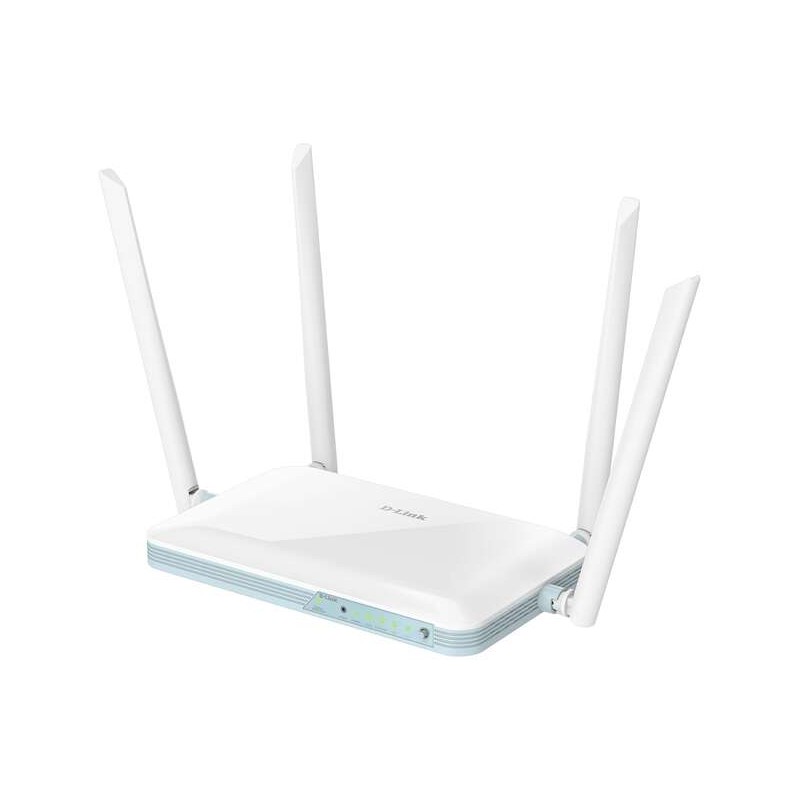 D-Link Eagle Pro AI N300 WiFi Smart Router - Fino a 300Mbps - 4 porte LAN 10/100Mbps e 1 porta WAN 10/100Mbps - 4 antenn