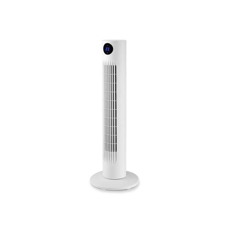 Ventilatore a torre Orbegozo TWM 0960 - Motore potente da 60 W - Altezza 78 cm - Pannello LED con indicatore di temperat