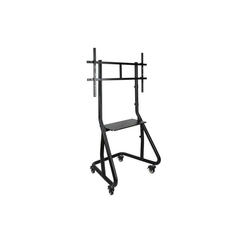Supporto da pavimento Tooq con rotelle 60-105 - Blocco ruote - Sistema antifurto - Gestione cavi - Peso massimo 100Kg - 