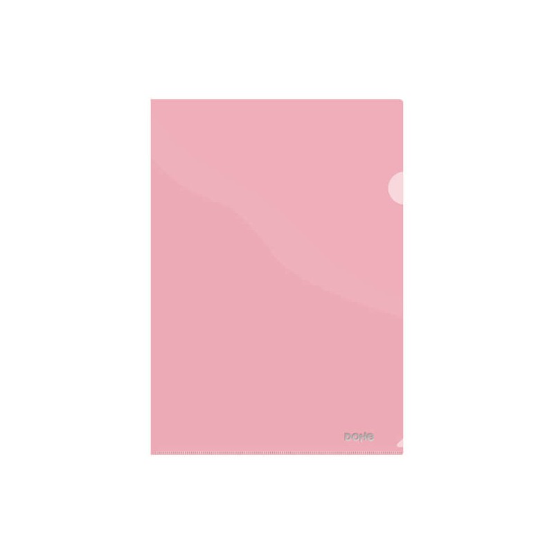 Dohe Dossier Premium formato A4 - 210x297 mm - In polipropilene traslucido da 180 micron - Colore rosso