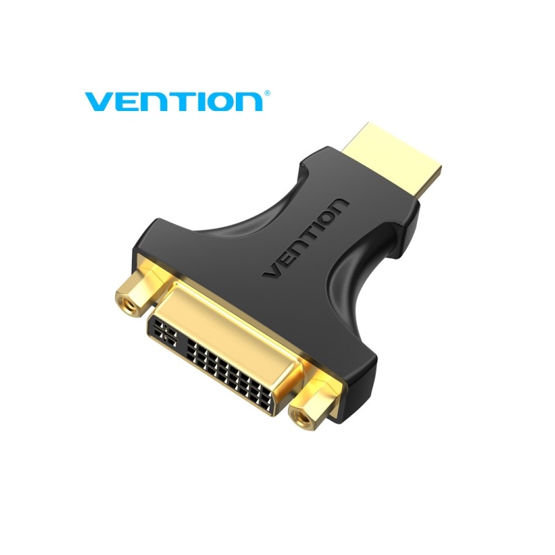 Adattatore Vention da HDMI a DVI - Placcato oro - Doppia direzione - Risoluzione 1080P@60Hz - Alloggiamento in PVC - Col