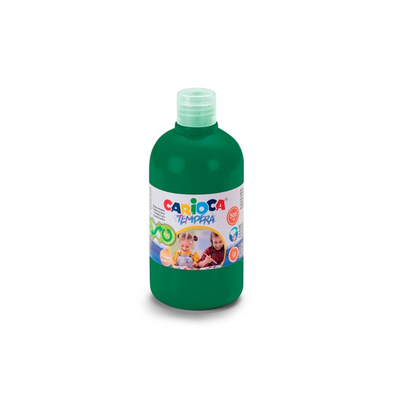 Bottiglia di tempera Carioca - Colori super lavabili - Facile da mescolare - Applicabile su materiali porosi - Alta opac