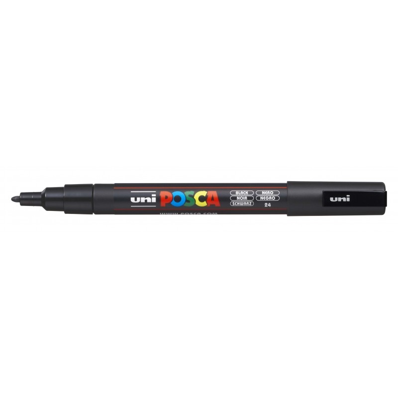 Posca PC-3M Pennarello - Punta conica in poliestere 0.9-1.3 mm - Inchiostro a base d'acqua - Resistente alla luce - Colo