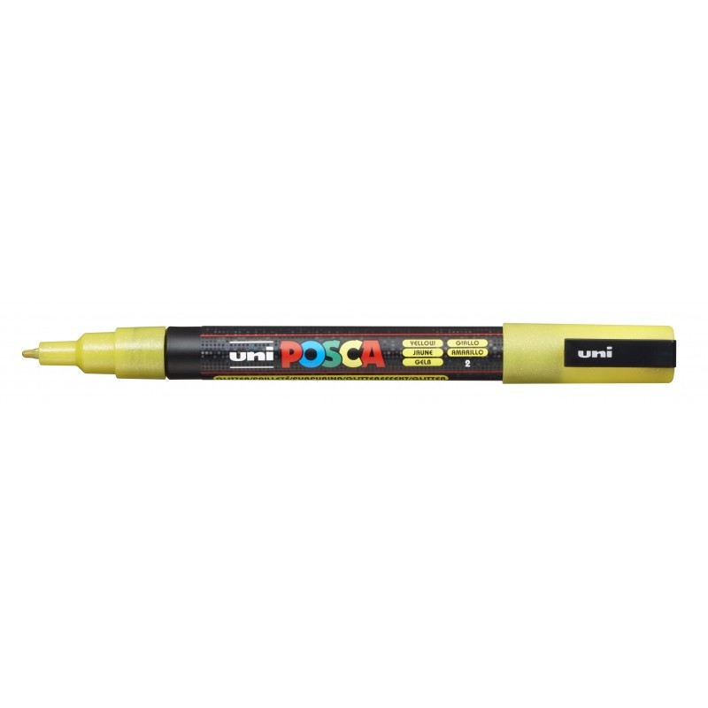 Posca PC-3ML Marcatore a vernice - Punta conica in poliestere 0.9-1.3 mm - Inchiostro a base d'acqua - Resistente alla l