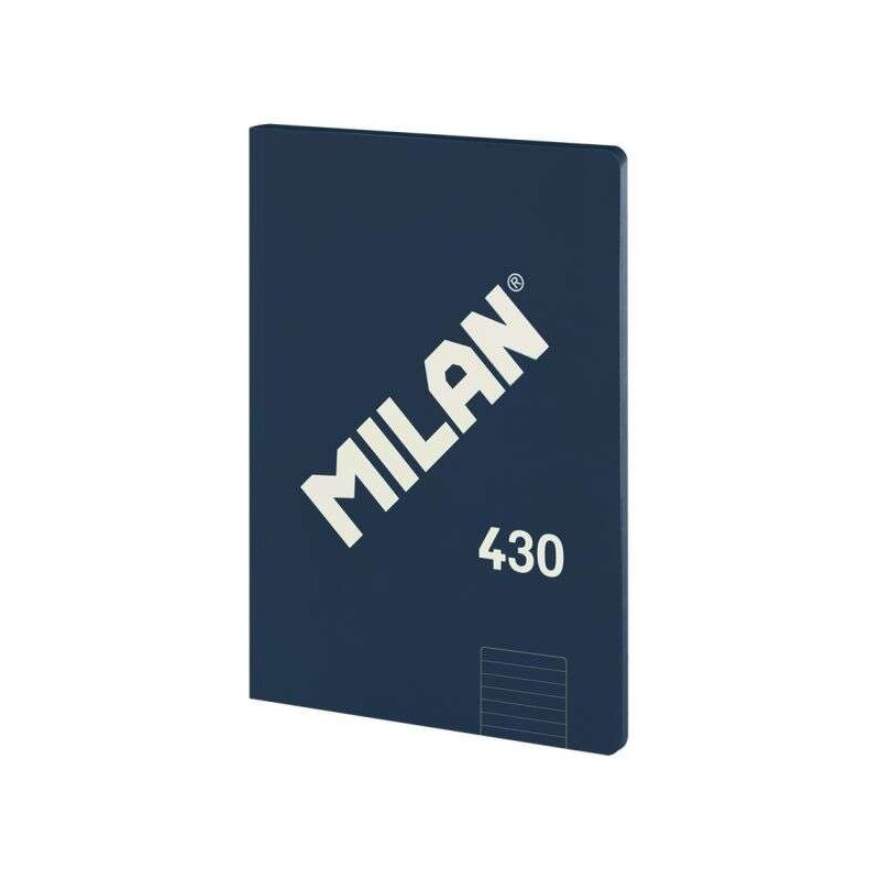 Milan Serie 1918 Quaderno incollato formato A4 7mm - 48 fogli da 95 gr/m2 - Microperforato - Copertina morbida - Colore 