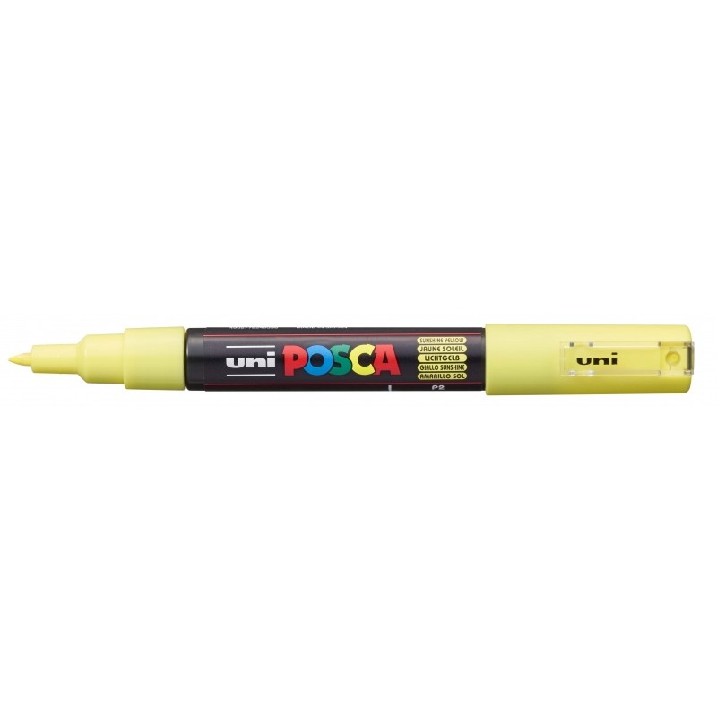 Posca PC-1M Pennarello - Punta conica in poliestere 0.7 mm - Inchiostro a base d'acqua - Non permanente - Resistente all