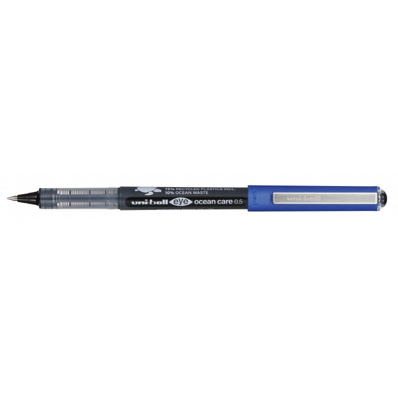 Uni-ball Eye Ocean Care UB-150ROP Penna a sfera a inchiostro liquido - Punta a sfera 0.5 mm - Inchiostro resistente all'