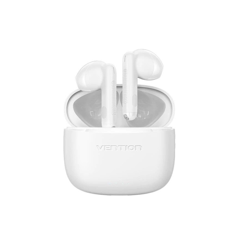 Vention Cuffie Bluetooth 5.3 con custodia di ricarica - Autonomia 6 ore - Modello Elf E03 - Colore bianco