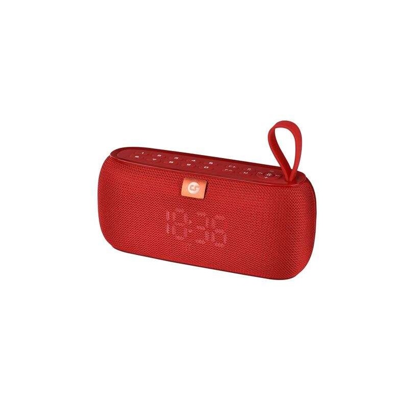 Coolsound Clock Altoparlante Bluetooth 10W - Funzione orologio - Autonomia fino a 4 ore - USB. MicroSD - Vivavoce - Resi