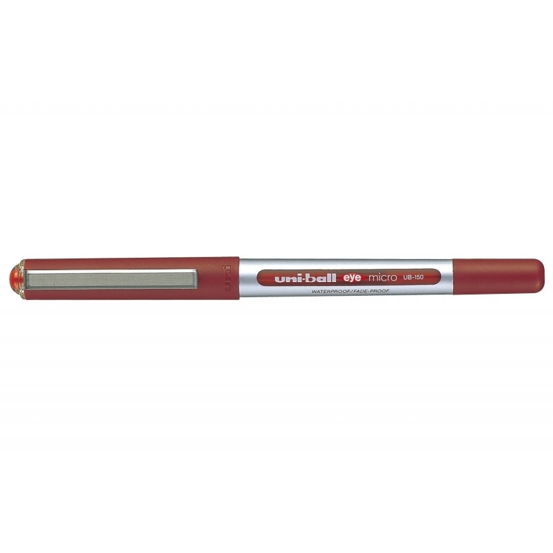 Penna a sfera Uni-ball Eye Micro UB-150 a inchiostro liquido - Punta a sfera 0.5 mm - Inchiostro resistente all'acqua e 