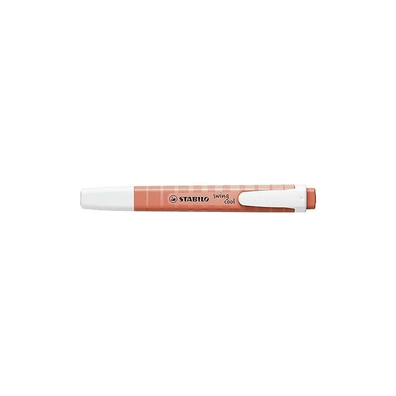 Stabilo Swing Cool Pastel Highlighter - Corpo piatto - Punta smussata - Linea da 1 a 4 mm - Inchiostro a base d'acqua - 
