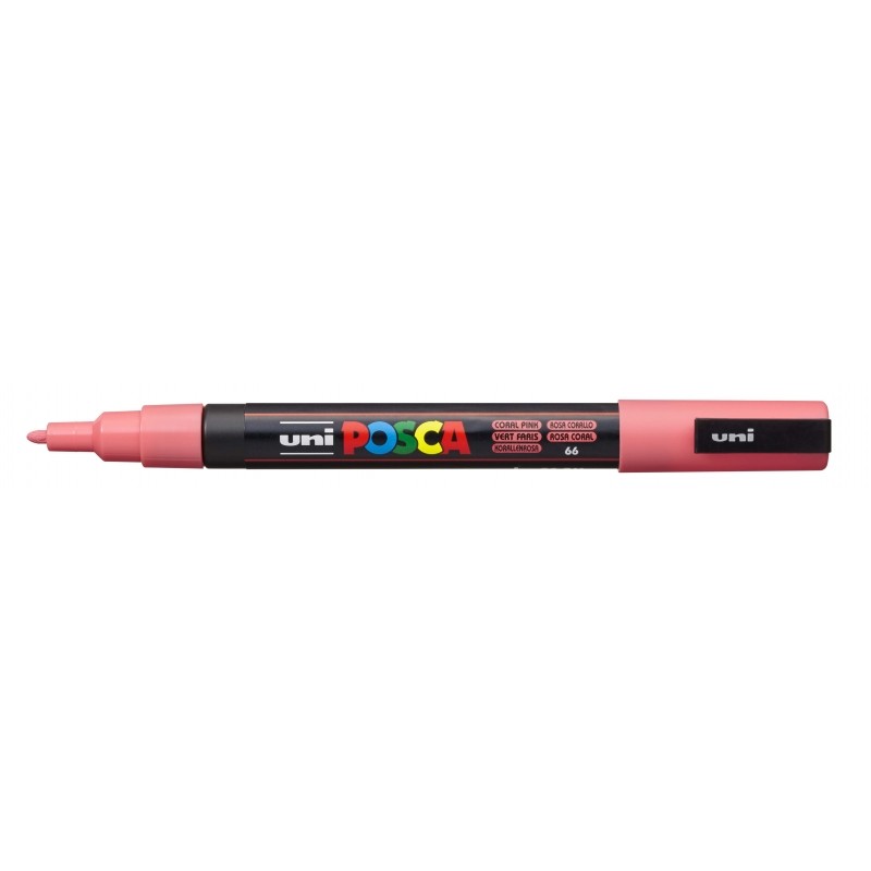 Posca PC-3M Pennarello - Punta conica in poliestere 0.9-1.3 mm - Inchiostro a base d'acqua - Resistente alla luce - Colo