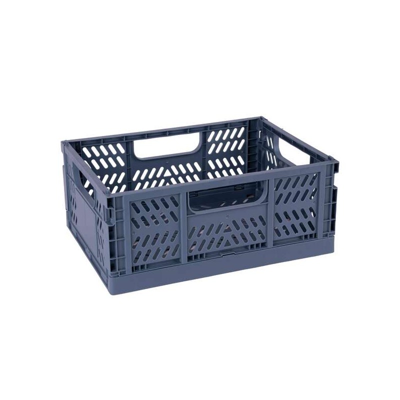 Apli Up North Confezione da 2 scatole di plastica pieghevoli e impilabili - Dimensioni 290x210x120mm - Ideale per attrez