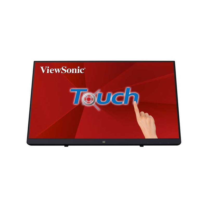 Monitor touchscreen LED ViewSonic 22 IPS Full HD 1080p - Risposta 14ms - USB 3.0. HDMI. VGA. DP e 3.5mm - Angolo di visi