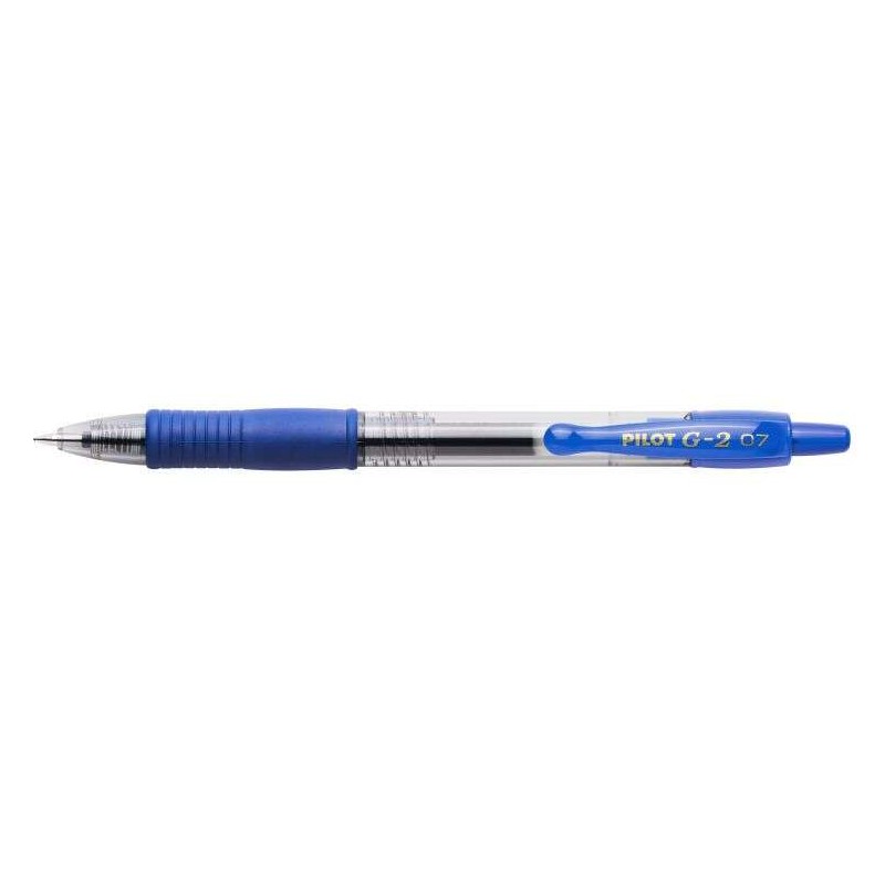 Pilot Gel Pen G2 Rollerball Retrattile - Ricaricabile - Penna a sfera rotonda 0.7 mm - Tratto 0.32 mm - Impugnatura ergo