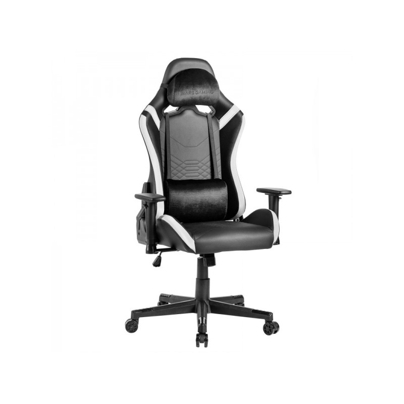 Mars Gaming MGC-PRO Sedia da gioco - Pelle PU - Cuscini morbidi al tatto - Braccioli 2D - Schienale reclinabile a 135° 
